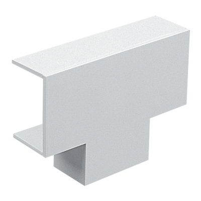 Marshall-Tufflex 16mm x 16mm Mini Trunking Square Equal Tee White (Pack of 20)