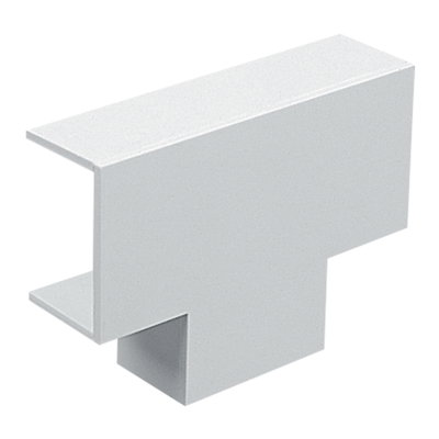 Marshall-Tufflex 25mm x 16mm Mini Trunking Square Equal Tee White (Pack of 30)