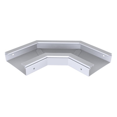 Marshall-Tufflex PVC Cable Tray Flat Bend 60mm x 100mm