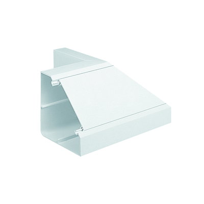 Marshall-Tufflex 105mm x 105mm PVC-U Bench Trunking External Bend White