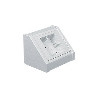 Marshall-Tufflex 105mm x 105mm PVC-U Bench Unit 1 Gang Single Sided Unit White