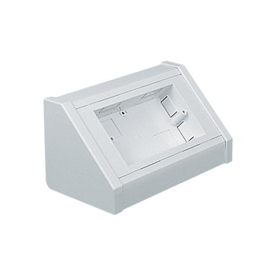 Marshall-Tufflex 105mm x 105mm PVC-U Bench Unit 2 Gang Single Sided Unit White