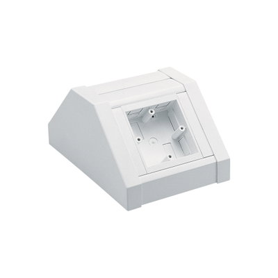 Marshall-Tufflex 210mm x 105mm PVC-U Bench Unit 1 Gang Double Sided Unit White