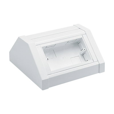 Marshall-Tufflex 210mm x 105mm PVC-U Bench Unit 2 Gang Double Sided Unit White