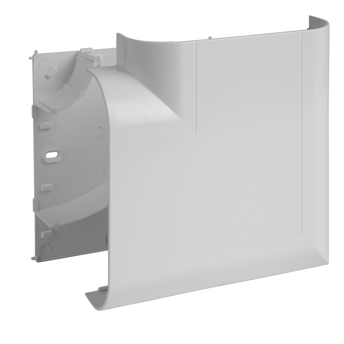Marshall-Tufflex Sterling Curve BIO 167mm x 50mm x 3m PVC-U 3 Compartment Dado (Profile 1) Flat Angle White