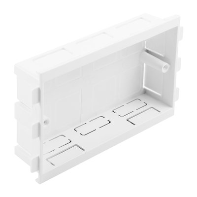 Marshall-Tufflex 2 Gang BIO Accessory Box 30mm Deep White (Pack of 10)