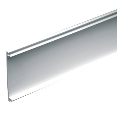 Marshall-Tufflex Sterling Curve BIO 167mm x 50mm x 3m PVC-U 3 Compartment Dado (Profile 1) Centre Lid White (Pack of 8)