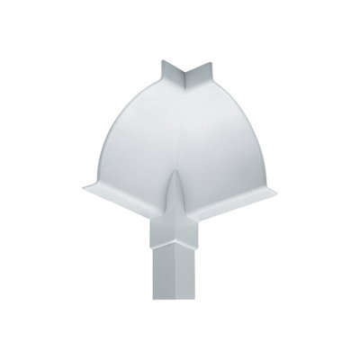 Marshall-Tufflex 50mm x 50mm PVC-U Cornice Left Hand MMT2 (25mm x 16mm) Mini Trunking Adaptor White (Pack of 10)