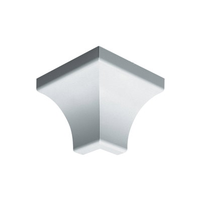 Marshall-Tufflex 50mm x 50mm PVC-U Cornice External Bend White (Pack of 10)