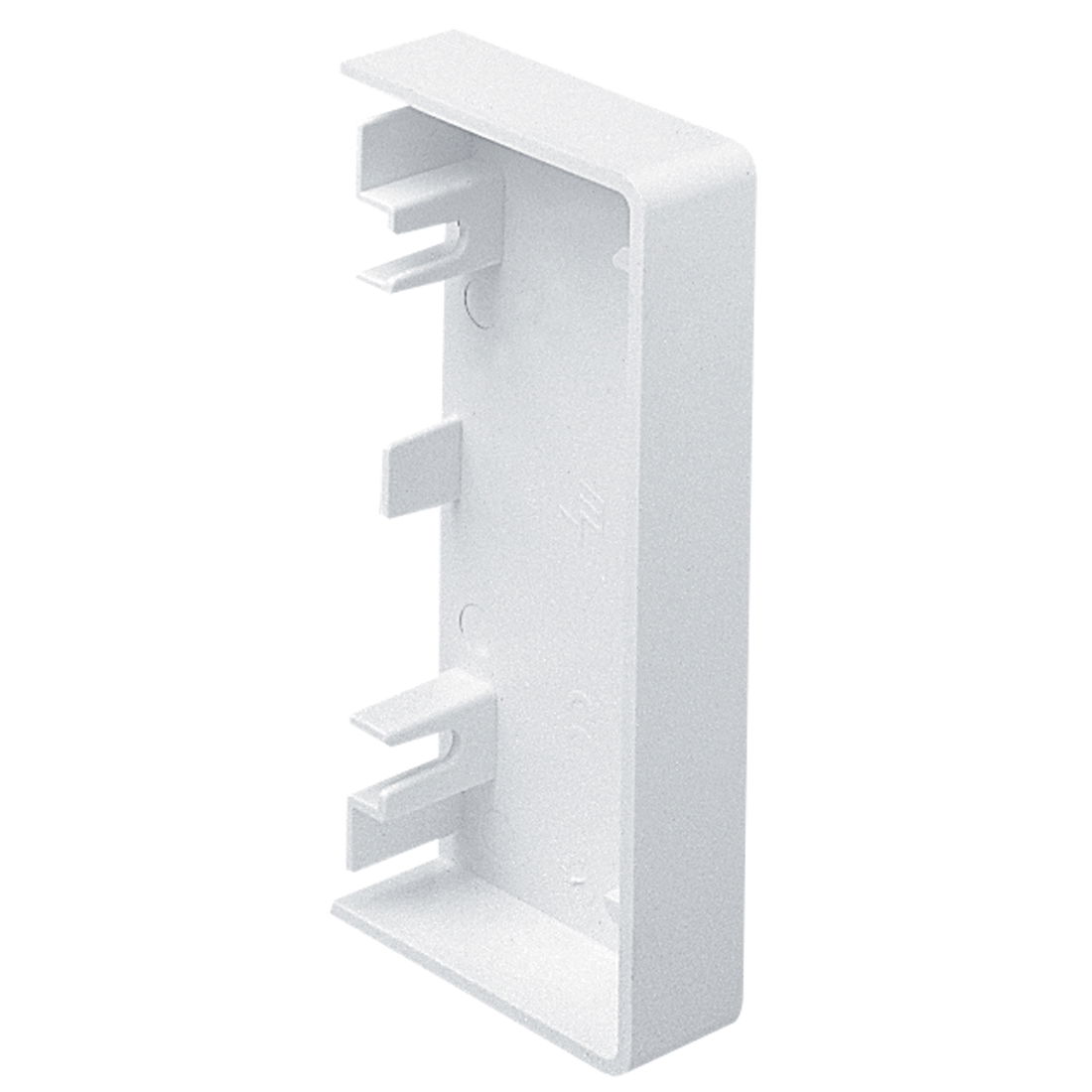 Marshall-Tufflex Mono 10 Trunking 100mm x 50mm PVC-U End Cap White (Pack of 2)