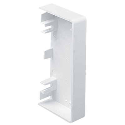 Marshall-Tufflex Mono 10 Trunking 100mm x 50mm PVC-U End Cap White (Pack of 2)