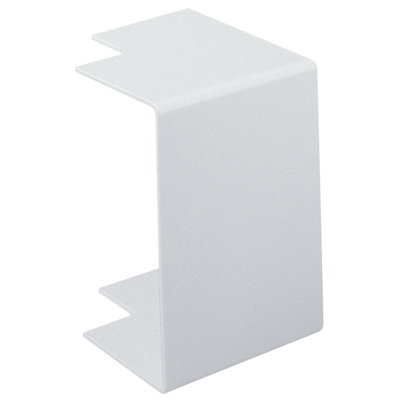 Marshall-Tufflex Mono 10 Trunking 100mm x 50mm PVC-U External Bend White (Pack of 2)