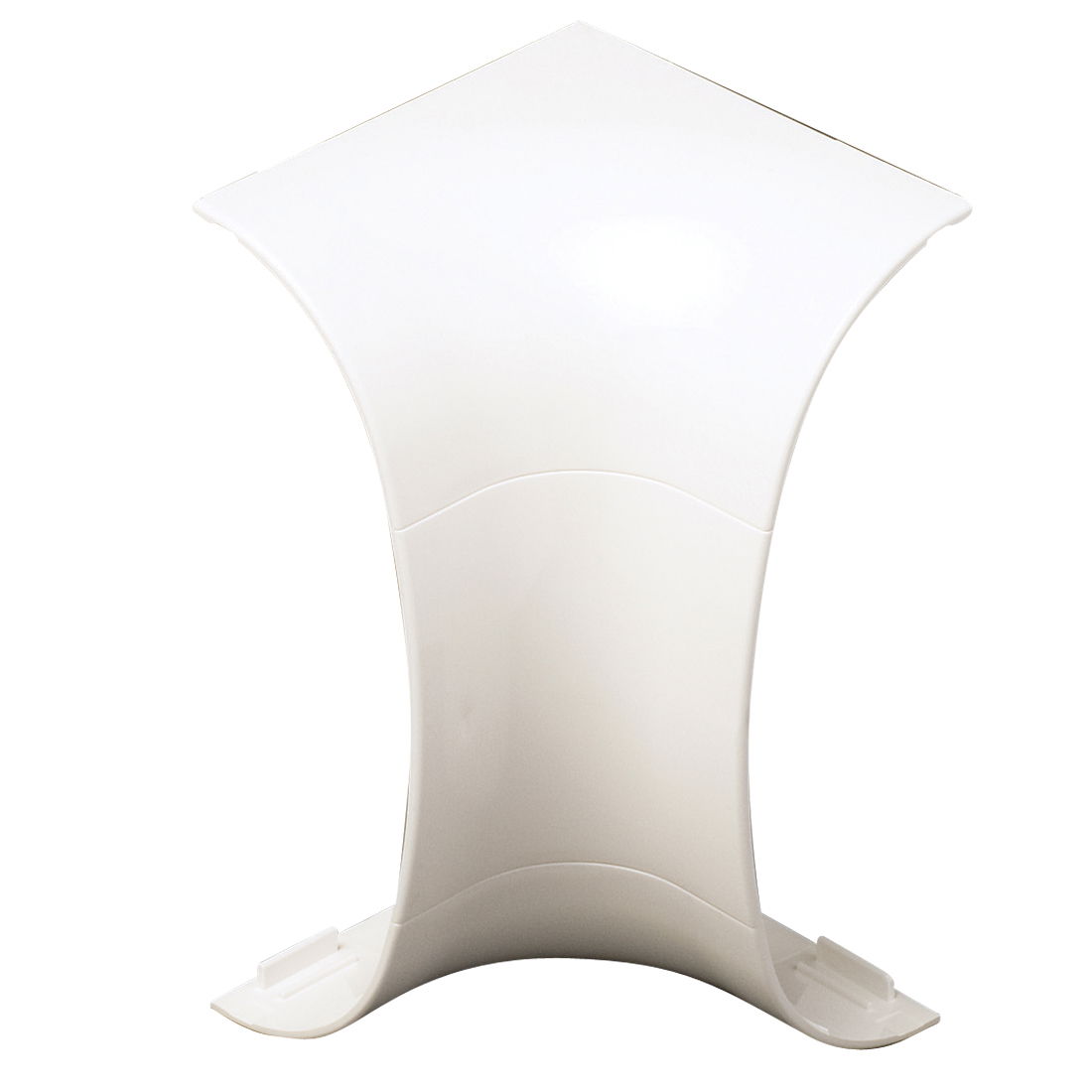 Marshall-Tufflex Odyssey 180mm x 57mm x 3m PVC-U 3 Compartment Dado Internal Bend White
