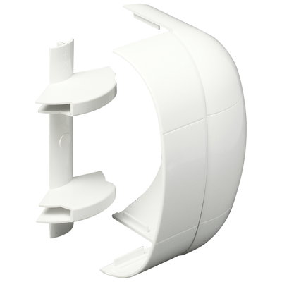 Marshall-Tufflex Odyssey 180mm x 57mm x 3m PVC-U 3 Compartment Dado External Adjustable Bend White