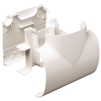 Marshall-Tufflex Odyssey 180mm x 57mm x 3m PVC-U 3 Compartment Dado Flat Tee White