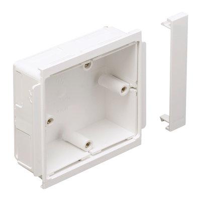 Marshall-Tufflex Odyssey 1 Gang Adjustable Accessory Box 32mm - 40mm Deep White (Pack of 10)