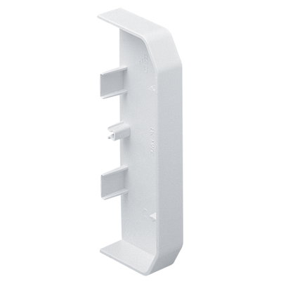 Marshall-Tufflex Sterling Compact 140mm x 50mm x 3m PVC-U 3 Compartment Dado End Cap White (Pack of 2)