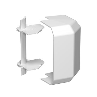 Marshall-Tufflex Sterling Compact 140mm x 50mm x 3m PVC-U 3 Compartment Dado External Bend White (Pack of 2)