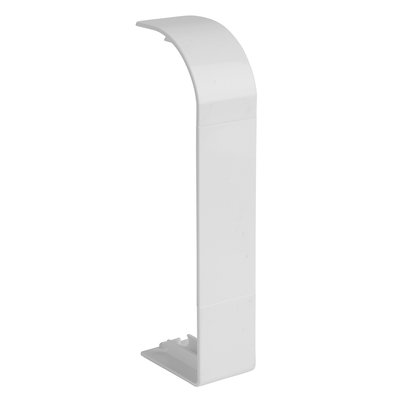Marshall-Tufflex Sterling Curve 167mm x 50mm PVC-U 3 Compartment Skirting (Profile 2) Coupler White (Pack of 2)
