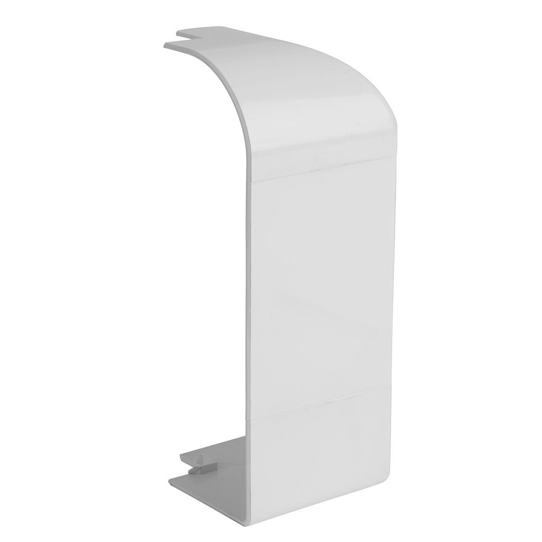 Marshall-Tufflex Sterling Curve 167mm x 50mm PVC-U 3 Compartment Skirting (Profile 2) External Bend White (Pack of 2)
