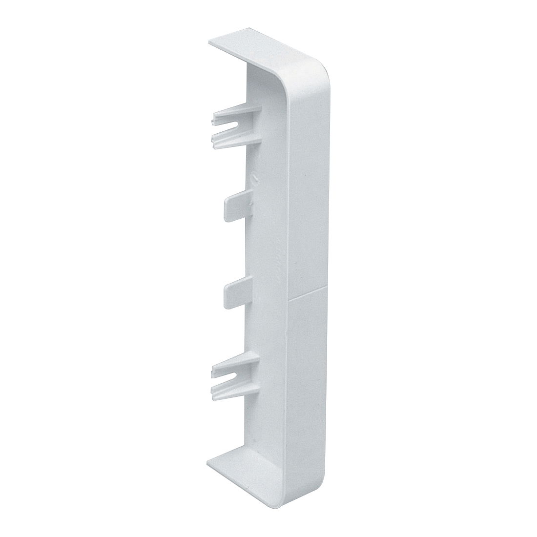 Marshall-Tufflex Twin Plus 210mm x 57mm PVC-U 2 Compartment Trunking End Cap White