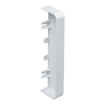 Marshall-Tufflex Twin Plus 210mm x 57mm PVC-U 2 Compartment Trunking End Cap White