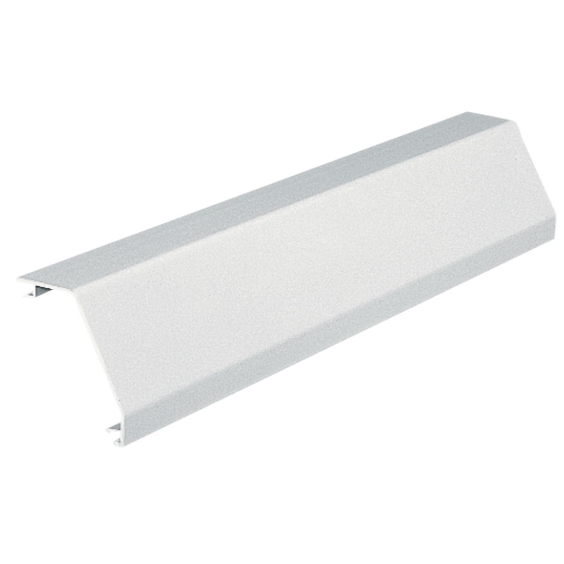 Marshall-Tufflex XL 201/202 220mm x 65mm x 3m PVC-U 3 Compartment Dado & Skirting Angled Cover White (Pack of 8)