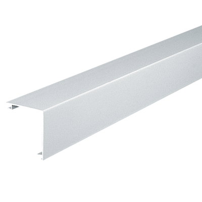 Marshall-Tufflex XL 202 220mm x 65mm x 3m PVC-U 3 Compartment Skirting Square Cover White (Pack of 8)
