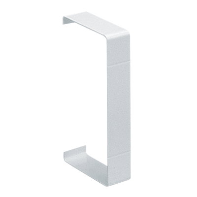 Marshall-Tufflex System 130 130mm x 63mm Steel Trunking External Joint Cover White (Pack of 5)
