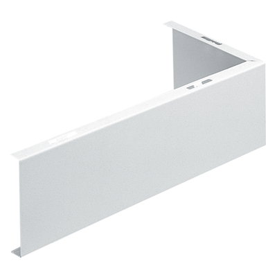 Marshall-Tufflex System 130/170 Steel Trunking External Bend Cover White