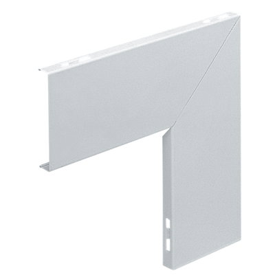 Marshall-Tufflex System 130/170 Steel Trunking External Flat Angle White
