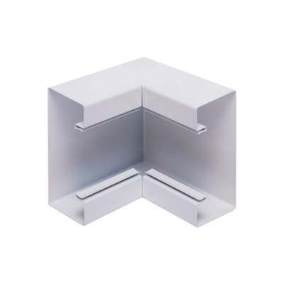 Marshall-Tufflex System 130 130mm x 63mm Steel Trunking Internal Bend Base White