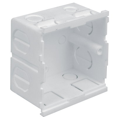 Marshall-Tufflex 1 Gang 40mm Deep Accessory Box White (Pack of 12)