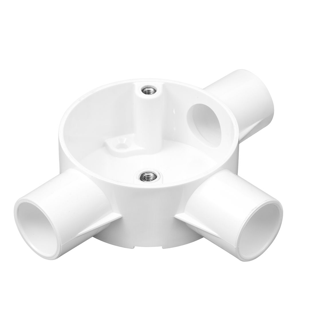 Marshall-Tufflex MT Supertube 20mm LSOH Circular Box Tee White (Pack of 20)