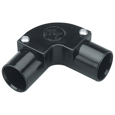 Marshall-Tufflex MT Supertube 20mm LSOH Inspection Elbow Black (Pack of 20)