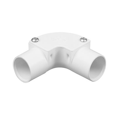 Marshall-Tufflex MT Supertube 20mm LSOH Inspection Elbow White (Pack of 20)