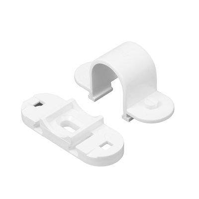 Marshall-Tufflex MT Supertube 20mm LSOH Spacer Bar Snap Saddle White (Pack of 100)