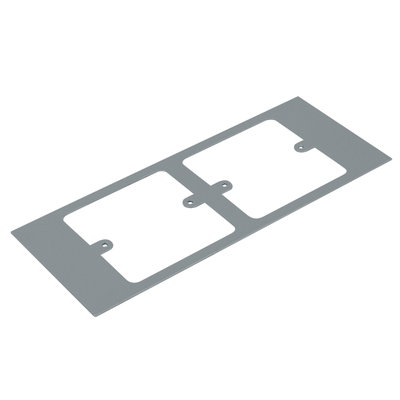 Marshall-Tufflex 3 Compartment 2 x 1 Gang Accessory Plate