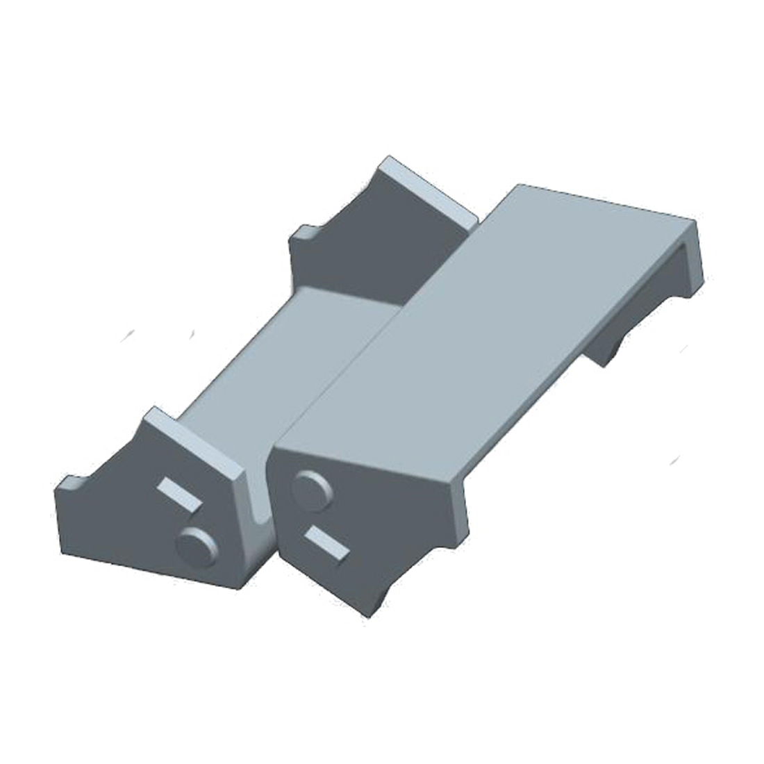 Marshall-Tufflex Replacement Cable Flaps For Raised Floor Box Lid Grey