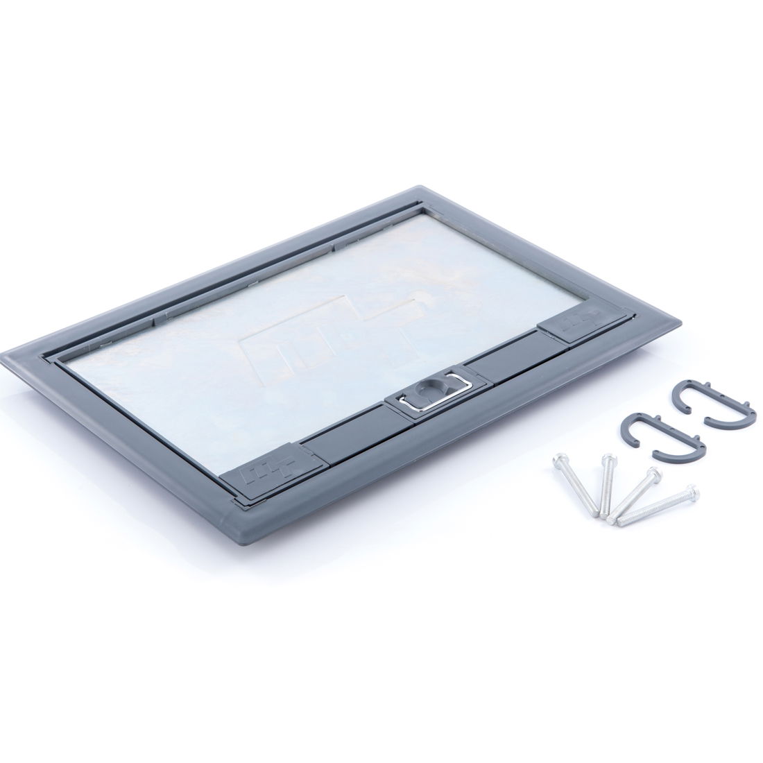 Marshall-Tufflex Replacement Steel Lid For Raised Floor Box Grey