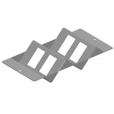Marshall-Tufflex 3 Compartment Data/Voice Wave Plate 4 x RJ45