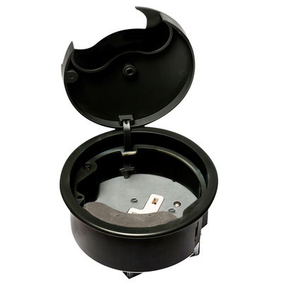 Marshall-Tufflex Floor Power Grommet 13A 1 Gang Socket Blank With Foam Insert Black