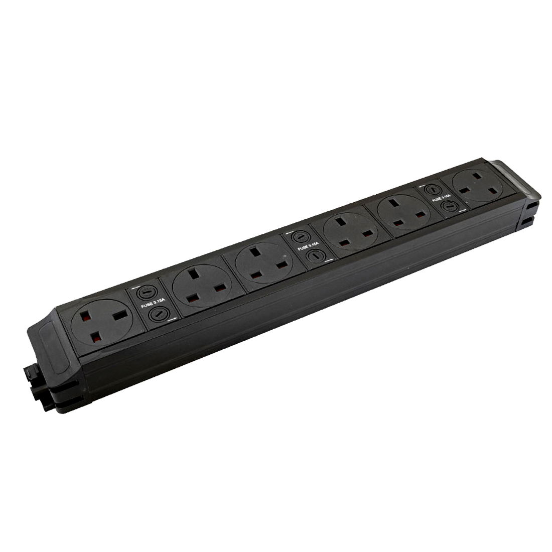 Marshall-Tufflex Power Module 6 x 3.15A Fused Unswitched Sockets 1 x USB Type A + 1 x USB Type C GST Input/Output Black