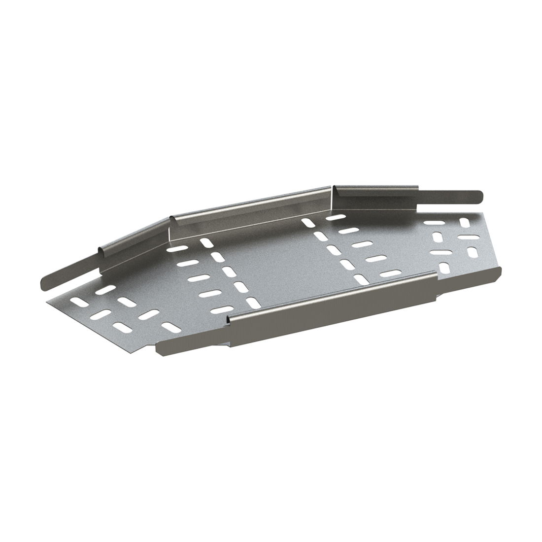 Marshall-Tufflex Metal Cable Tray Light Duty 45 Deg Flat Bend 75mm Pre-Galvanised