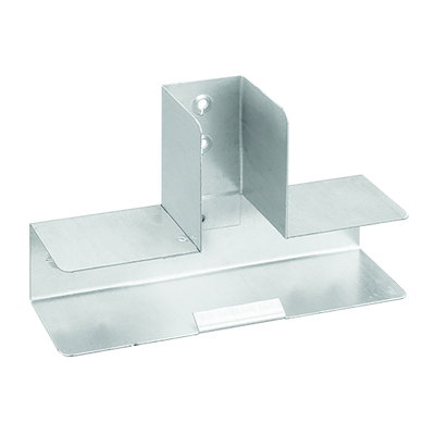 Marshall-Tufflex Metal Lighting Trunking 50mm x 50mm Lighting Trunking 3 Way Coupler Tee Top Lid