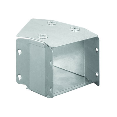 Marshall-Tufflex Metal Trunking 300mm x 300mm 45° Gusset Bend Top Lid