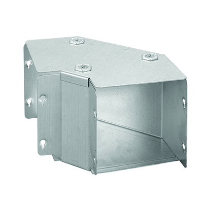 Marshall-Tufflex Metal Trunking 300mm x 300mm 90° Gusset Bend Top Lid