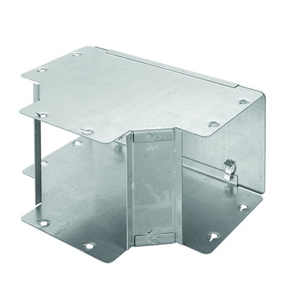 Marshall-Tufflex Metal Trunking 300mm x 300mm Gusset Tee Outside Lid
