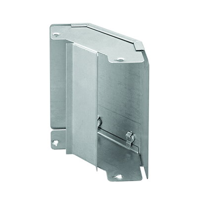 Marshall-Tufflex Metal Trunking 300mm x 225mm 90° Gusset Bend Outside Lid