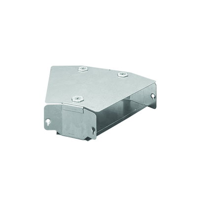 Marshall-Tufflex Metal Trunking 300mm x 225mm 45° Gusset Bend Top Lid
